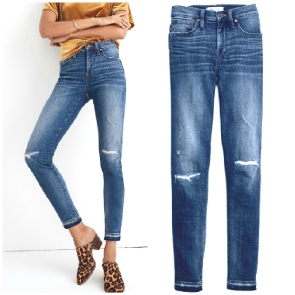 Madewell Rip & Repair Edition HIGH-RISE SKINNY Jeans